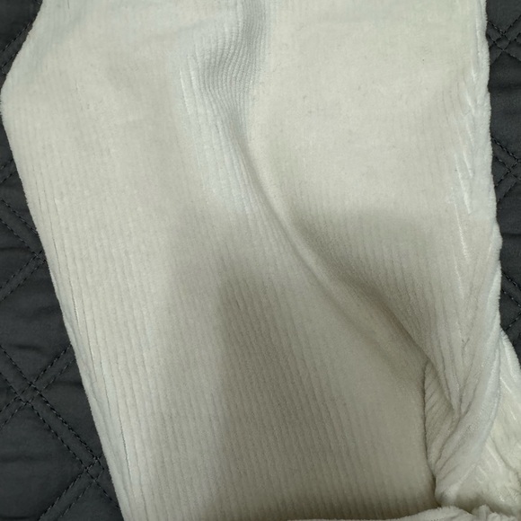 2/12 EUC- worn twice flare ribbed velour pants - Picture 2 of 2